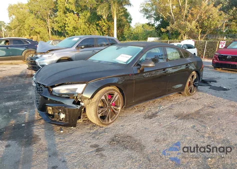 2025 Audi S5 Sportback Premium Tfsi Quattro Tiptronic из США, поврежденный, VIN WAUC4CF55SA007140